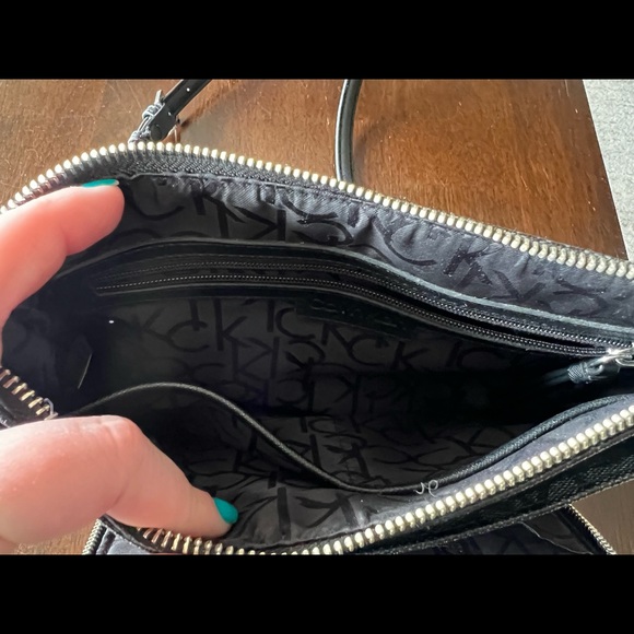 Black Calvin Klein purse shoulder bag handbag - Picture 5 of 6
